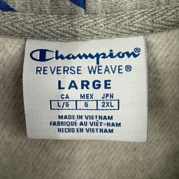 Champion Hoodie Mens Large Reverse Weave Multicolor All-Over Print Pullover - Picture 8 of 14